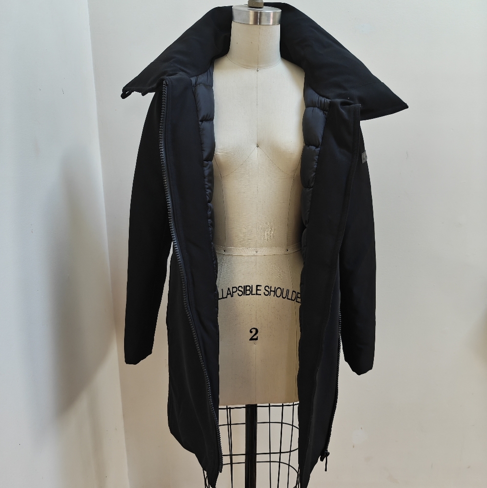 Sam Edelman - Women's Stretch Black Puffer Coat